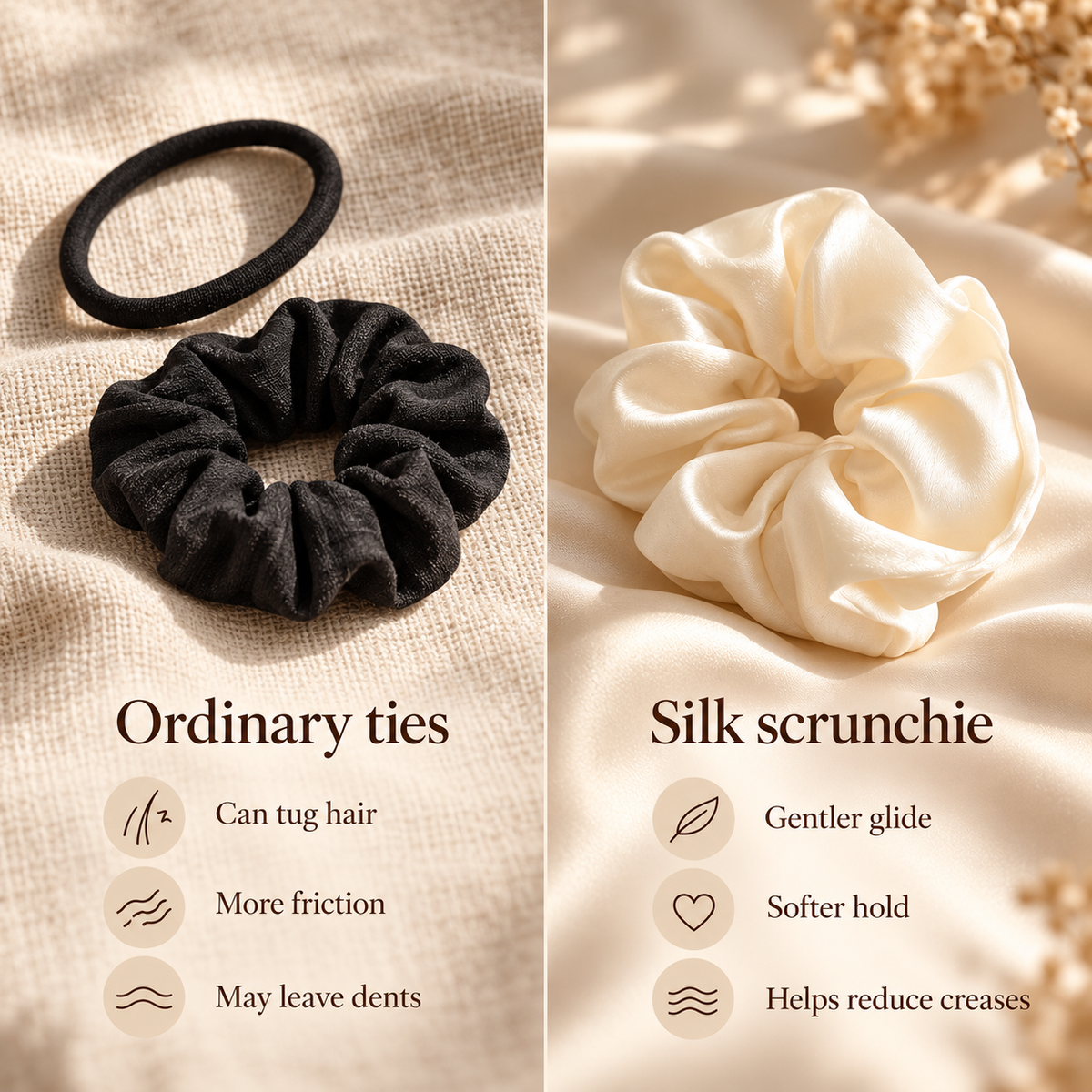 Silk Scrunchies